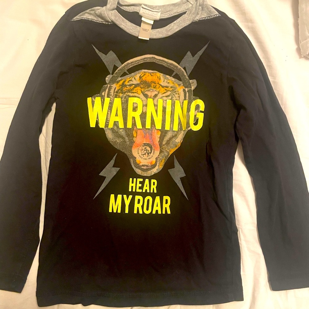 Boys Size 5 long sleeve Diesel Tee